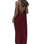 Robe de détente à bretelles fines