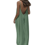 Robe de détente à bretelles fines