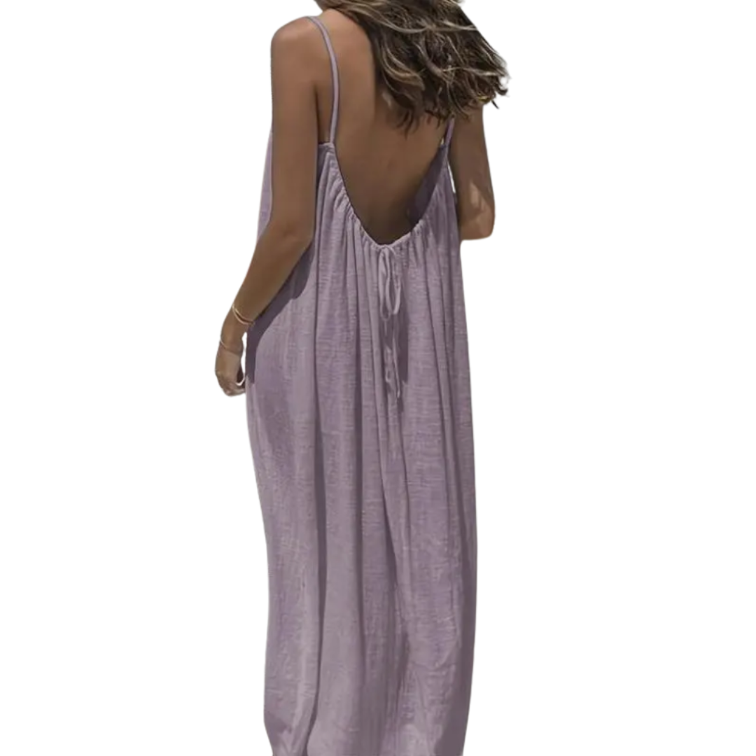 Robe de détente à bretelles fines