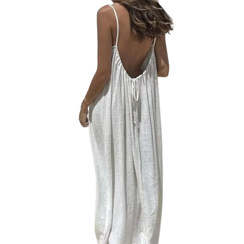 Robe de détente à bretelles fines