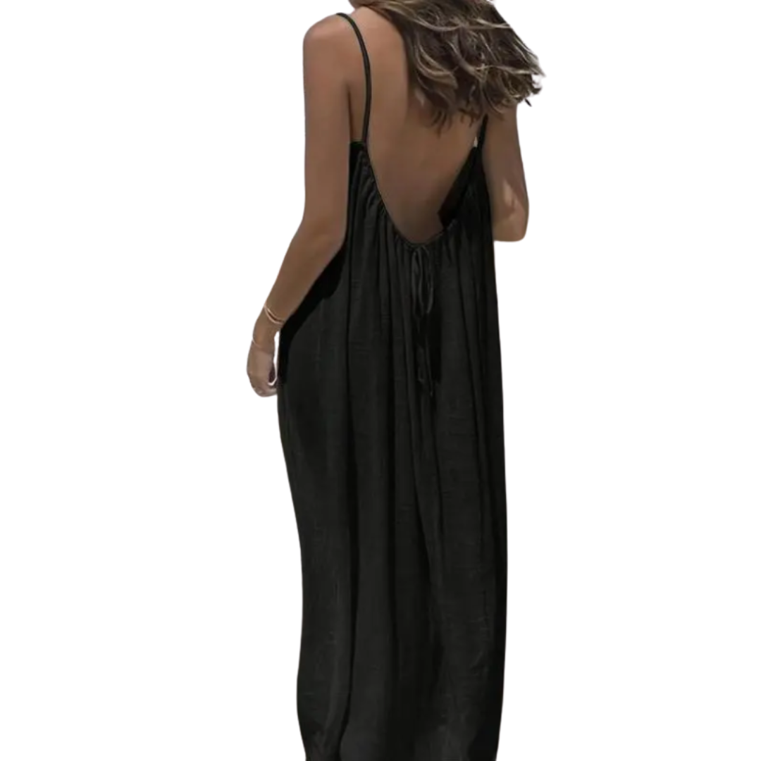 Robe de détente à bretelles fines