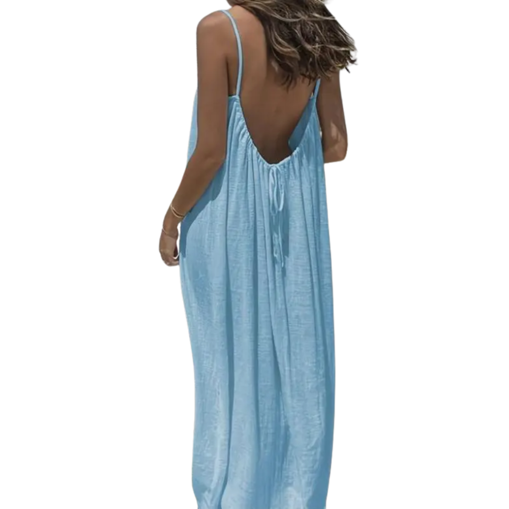 Robe de détente à bretelles fines