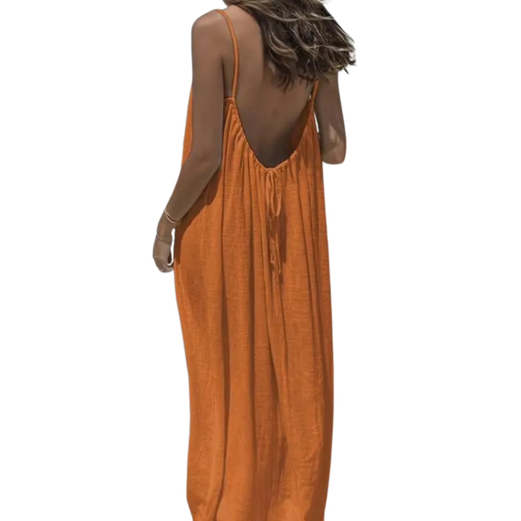 Robe de détente à bretelles fines