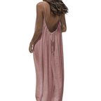 Robe de détente à bretelles fines