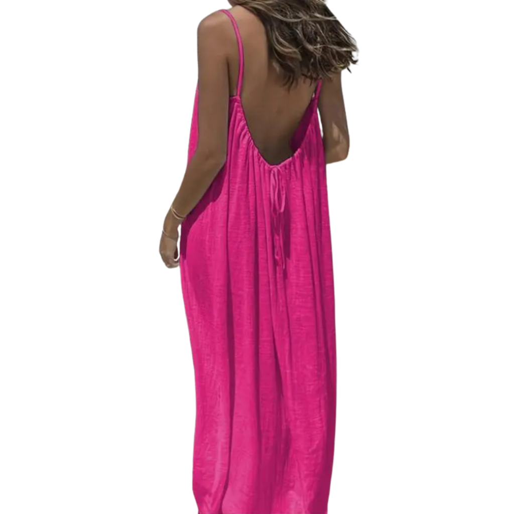 Robe de détente à bretelles fines
