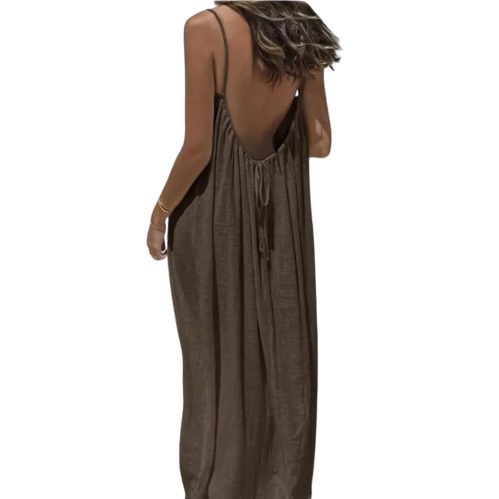 Robe de détente à bretelles fines