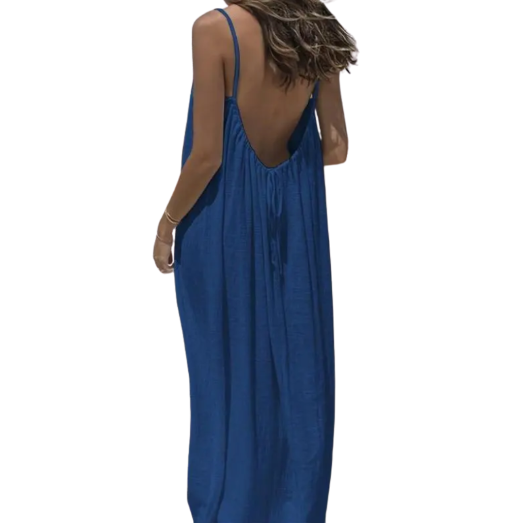 Robe de détente à bretelles fines